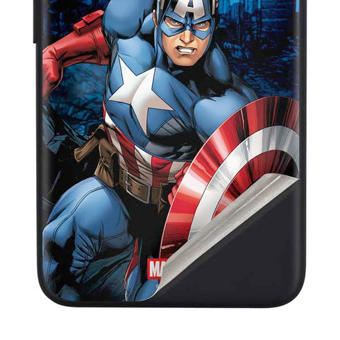 Marvel Captain America Portrait Google Pixel 4a Skin